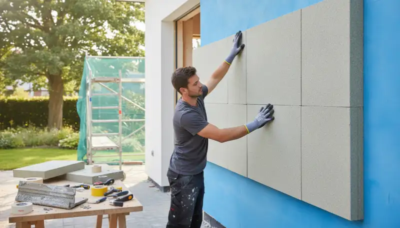 Dämmplatten kleben: Richtig gemacht