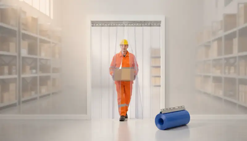 Der SCD Lamellenvorhang: Revolutioniert Kälteschutz und Energieeffizienz