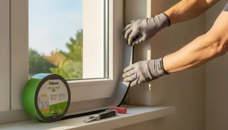 Fensterband Vorkomprimiert: Dichte Fugen schaffen