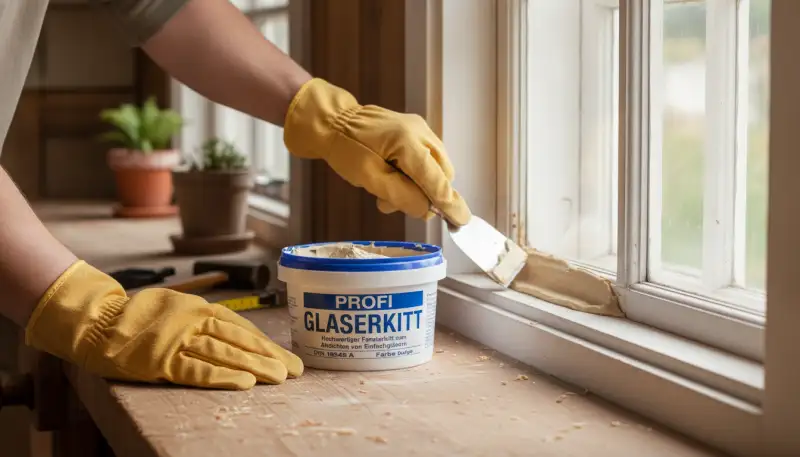 Fensterkitt erneuern für mehr Dichtheit